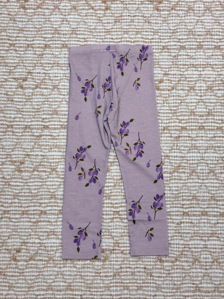 紫色青梅印花內搭褲 image 1 of 0