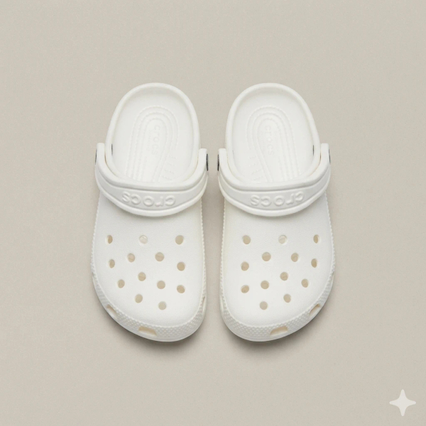 白色經典洞洞鞋 image 1 of 0