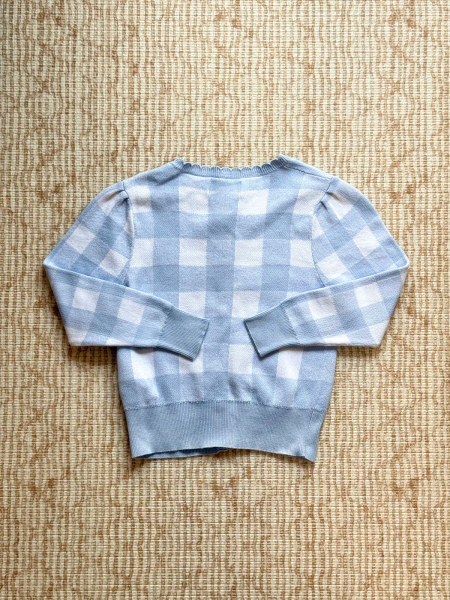 嘉頓格紋棉質開襟衫 image 1 of 0