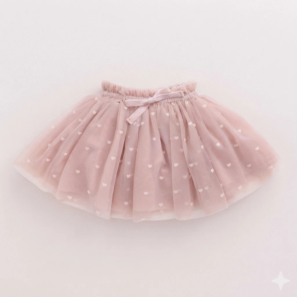 Jamie Kay 粉色愛心蓬蓬紗裙 image 1 of 0