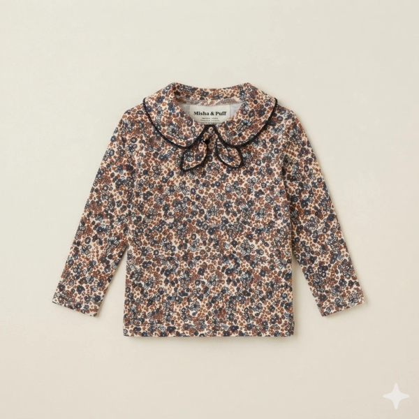 Misha puff 領結上衣 image 1 of 0