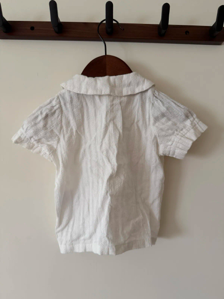 白色短袖襯衫 80 image 1 of 0