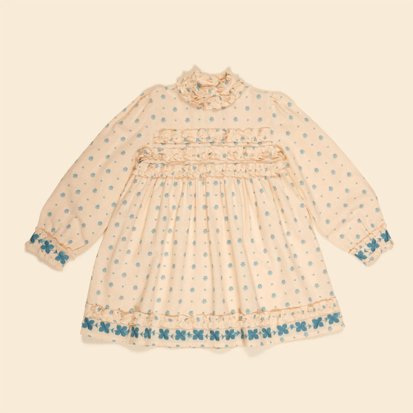Pernille Dress in Meadow Calico Cashew image 1 of 0