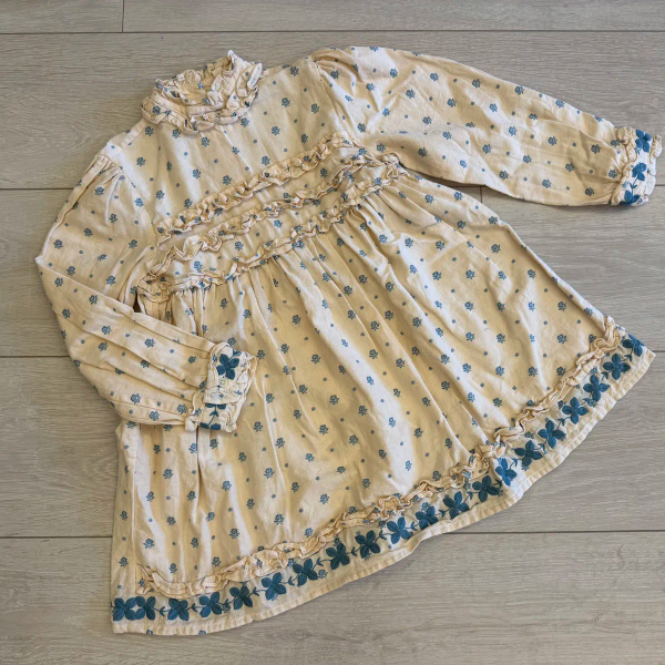Pernille Dress in Meadow Calico Cashew image 1 of 0