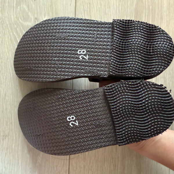 棕色花朵皮革瑪莉珍鞋 image 1 of 0