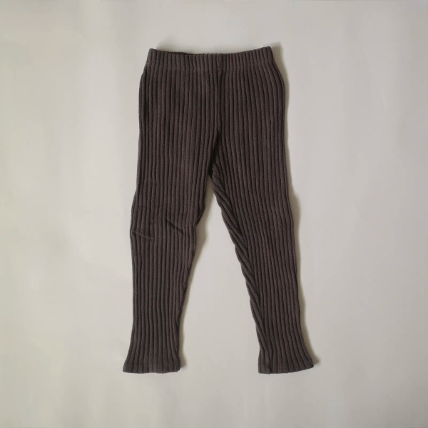 咖啡灰坑條內搭長褲 image 1 of 0