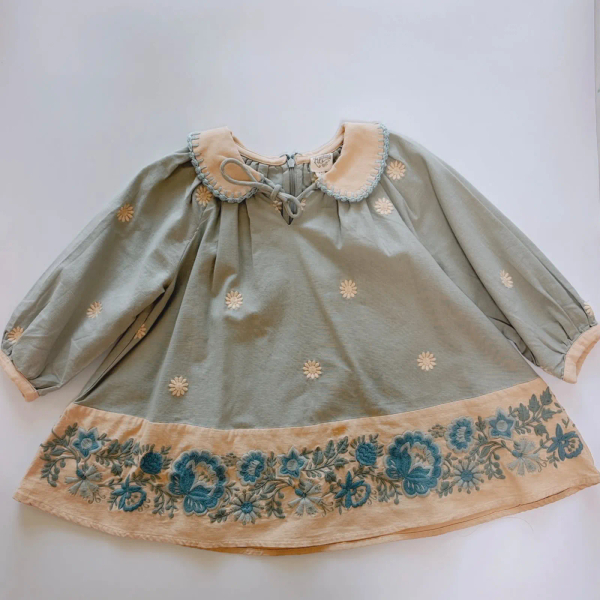 Merle dress - eau de nil image 1 of 0