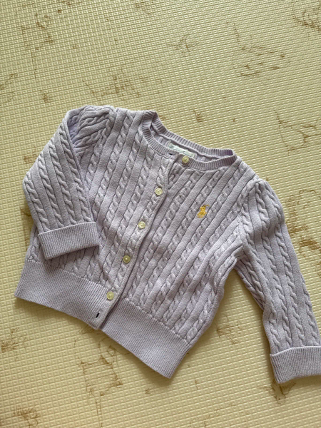淡紫色排扣針織外套 image 1 of 0