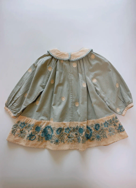 Merle dress - eau de nil image 1 of 0