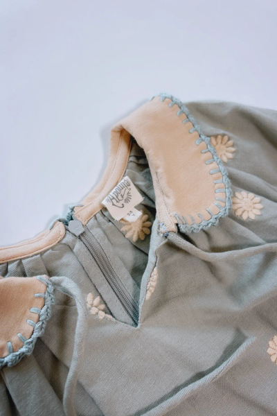 Merle dress - eau de nil image 1 of 0