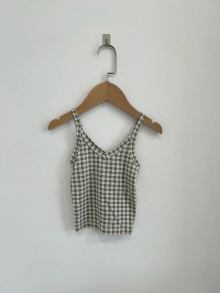 Daily Underwear Set Gingham Print, Azul  image 1 of 0