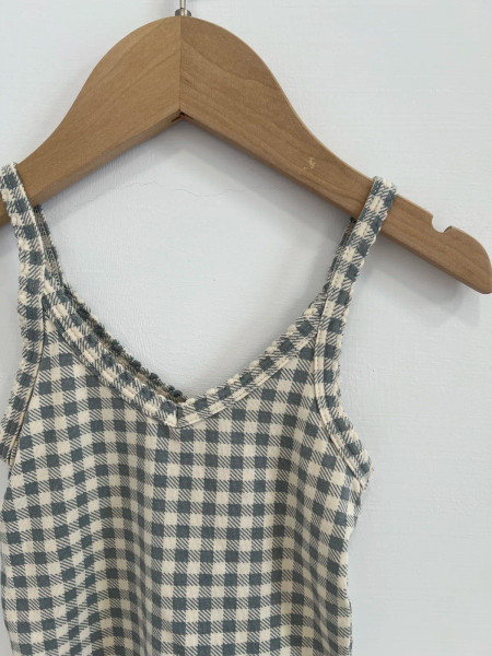 Daily Underwear Set Gingham Print, Azul  image 1 of 0