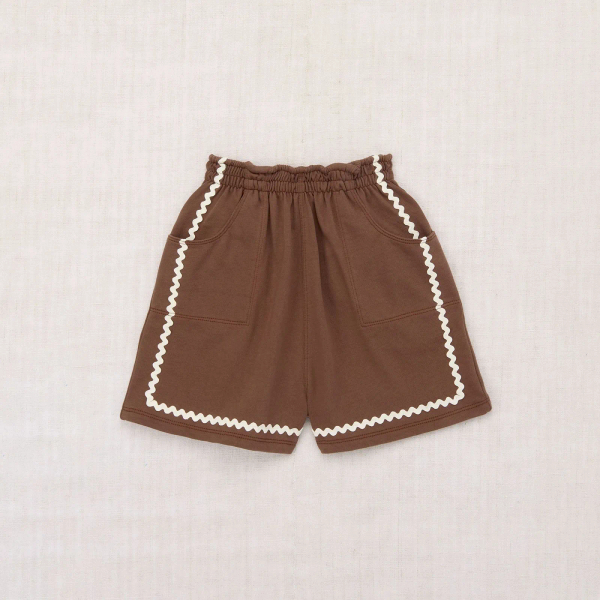 跳色休閒短褲Rickrack Camp Short - Bark image 1 of 0