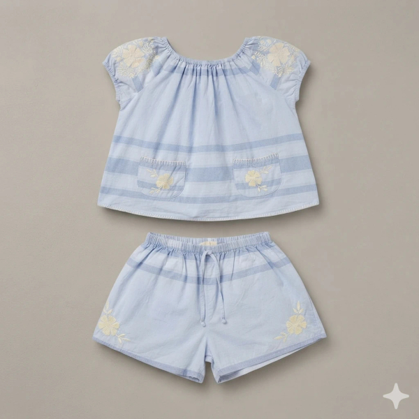Barbara Short Set - Summerhouse Stripe image 1 of 0