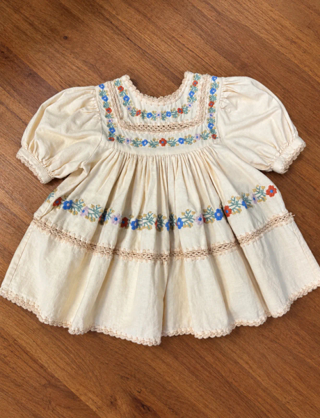 Patsy dress milk 1-2Y image 1 of 0