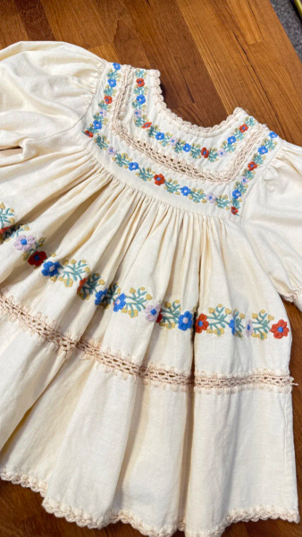 Patsy dress milk 1-2Y image 1 of 0