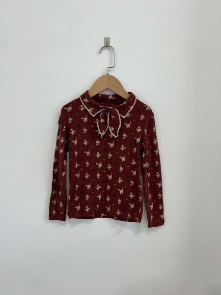 Junior Scout Top Madder Root Cat 1 & Mouse image 1 of 0