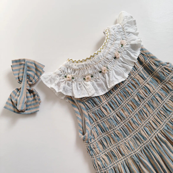 Tunique with hairclip Transat stripe  image 1 of 0