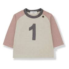 Genar t shirt 復古風數字長袖T恤 image 1 of 0