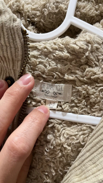 羊羔毛燈芯絨保暖外套 image 1 of 0