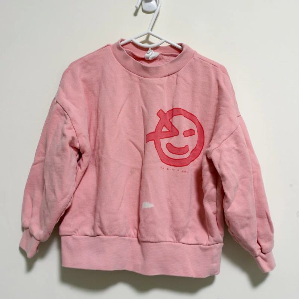 粉紅色笑臉大學T image 1 of 0