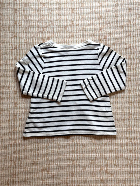 條紋長袖上衣 image 1 of 0