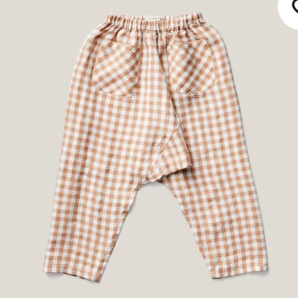 Otto Linen Gingham Harem Pants(還在徵) image 1 of 0