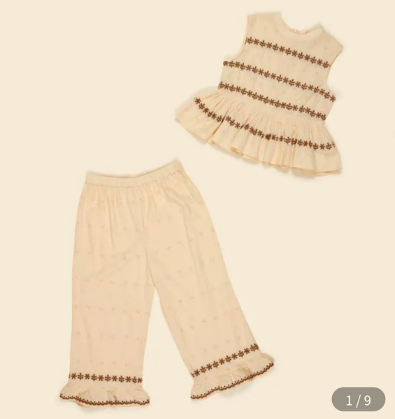 Wini trouser set - Milk image 1 of 0