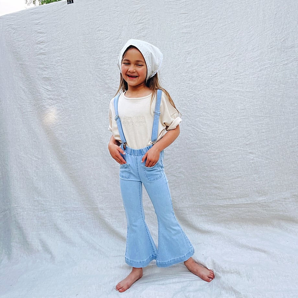 FARRAH FLARE JEAN - BLUE PATCH POCKET image 1 of 0