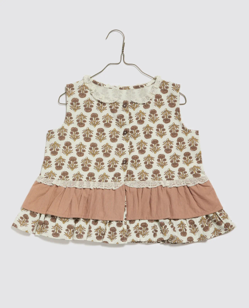 Bonnie blouse Jaipur Floral in Tea Rose image 1 of 0