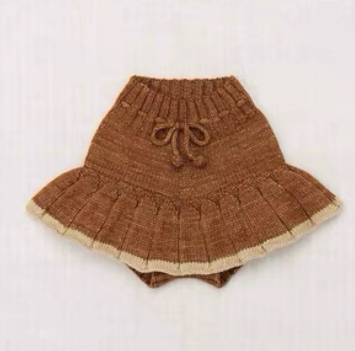 棕色系針織裙 image 1 of 0