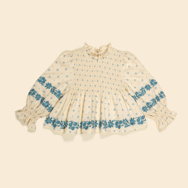 MIA TOP - MEADOW CALICO CASHEW image 1 of 0