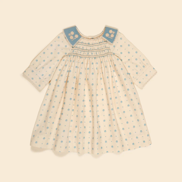 Willow Smock Shift Dress - Meadow Calico Cashew image 1 of 0