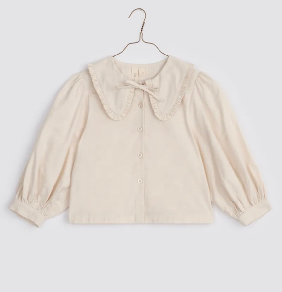 荷葉邊澎袖襯衫 image 1 of 0