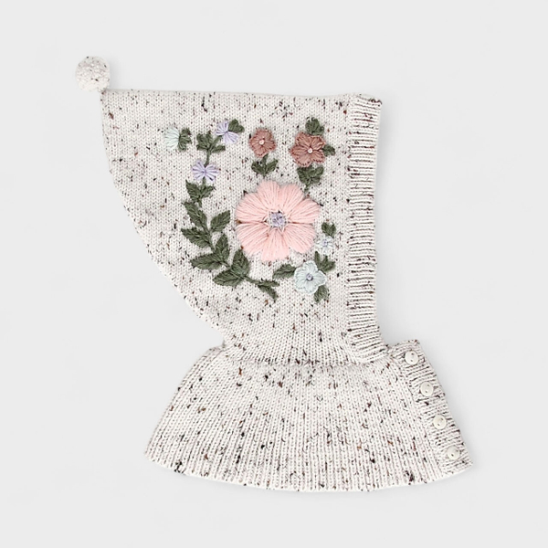 bouquet balaclava . snowdrop tweed image 1 of 0