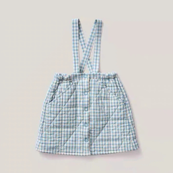 Harlyn Pinafore, Gingham, Oasis image 1 of 0
