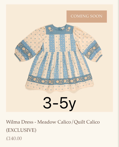 Wilma Dress - Meadow Calico/Quilt Calico (EXCLUSIVE) image 1 of 0