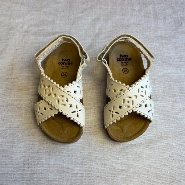 Ida Cut Out Sandals in Latte image 1 of 0