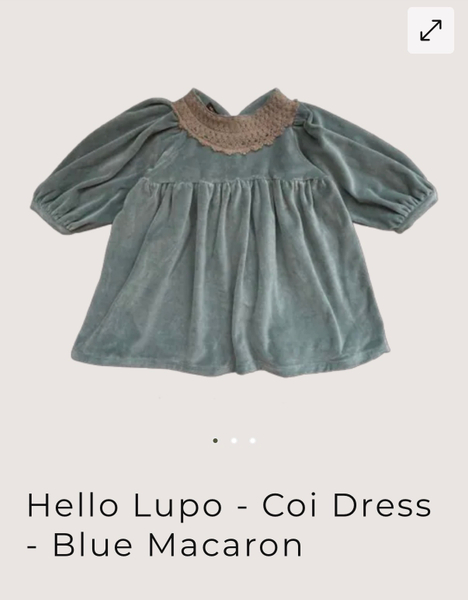 Coi Dress - Blue Macaron image 1 of 0