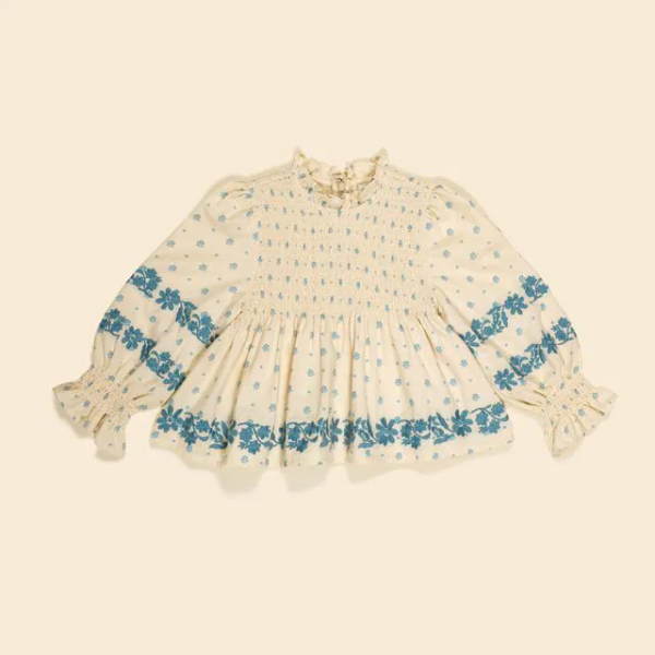 MIA TOP - MEADOW CALICO CASHEW image 1 of 0