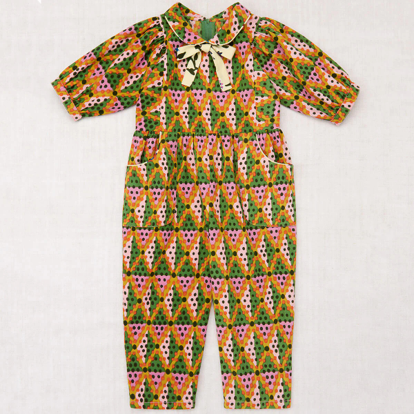 Zora Jumpsuit in Hazy Lilac Harlequin Dots image 1 of 0