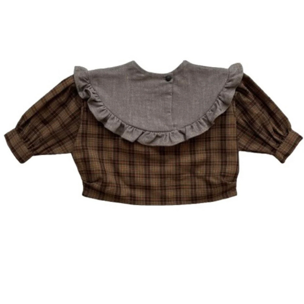 Lacey Top-Autumn Plaid image 1 of 0