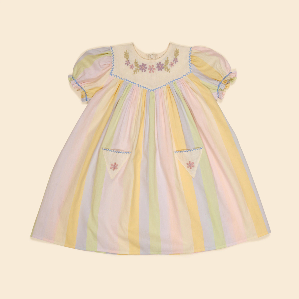 KIKI DRESS - PAINTERS STRIPE(2-3y換3-5y) image 1 of 0