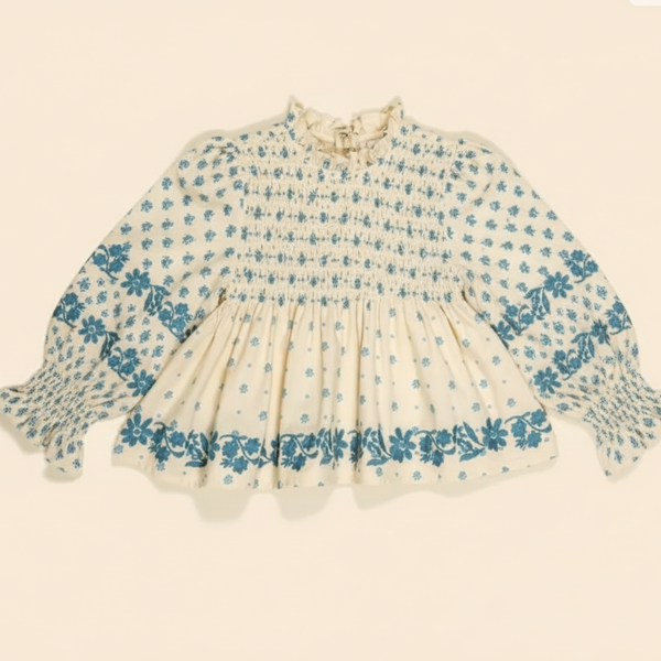 MIA TOP - MEADOW CALICO CASHEW image 1 of 0