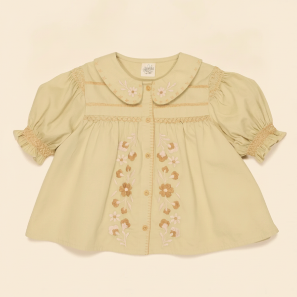 HEIDI BLOUSE - CLOUD image 1 of 0
