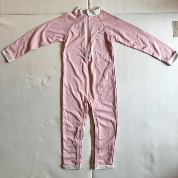 長袖連身泳衣UPF 50+(蜜桃粉) image 1 of 0