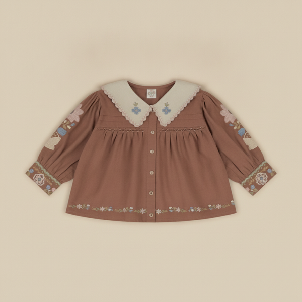 BETTE blouse (chocolate) image 1 of 0