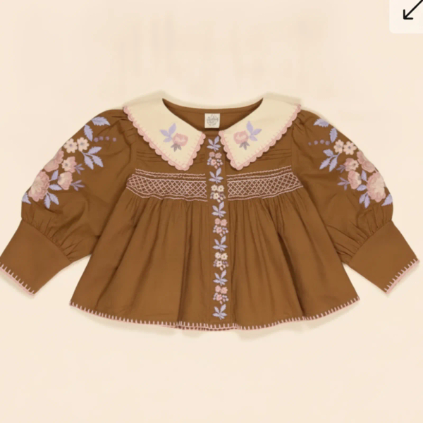 Lora Blouse - Chocolate image 1 of 0