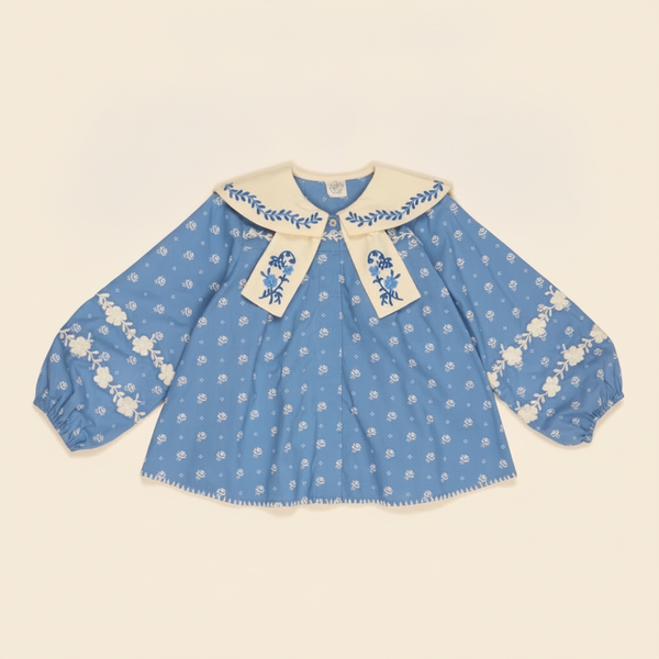 水手領上衣 - maggie blue image 1 of 0