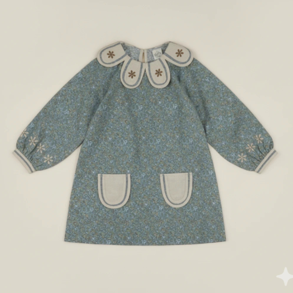 Flora Dress i- Lakehouse Floral Sage image 1 of 0